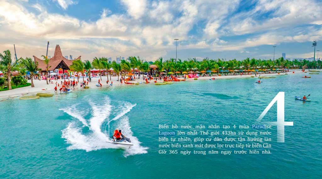 Hình minh hoạ cho Paradise Lagoon Vinhomes Cần Giờ