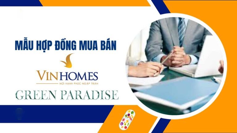 Mẫu hợp đồng mua bán Vinhomes Cần Giờ 2025