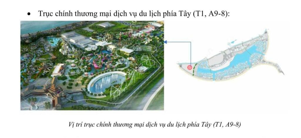 Trục chính thương mại dịch vụ du lịch phía Tây