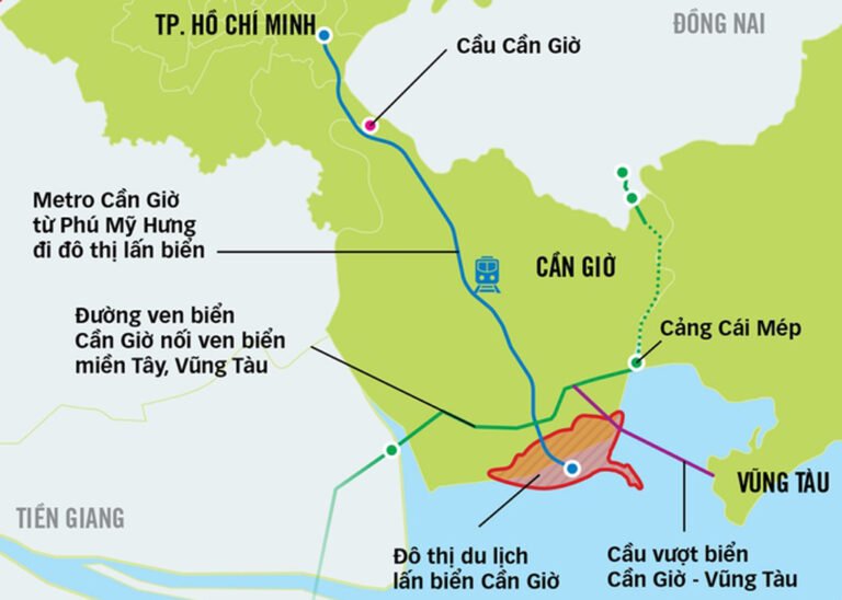 Cầu vượt biển Cần Giờ - Vũng Tàu