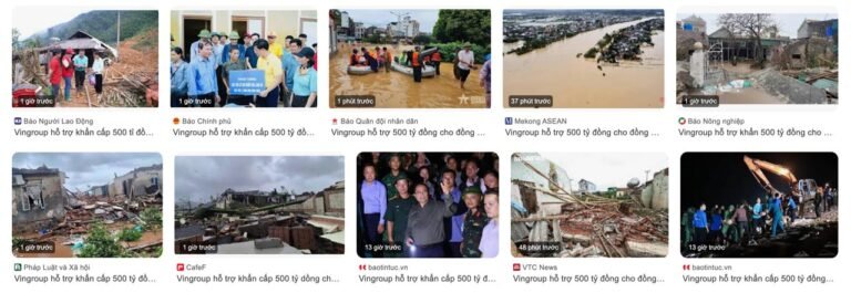 Vingroup hỗ trợ 500 tỷ đồng cho đồng bào bị ảnh hưởng bởi bão Bualoi