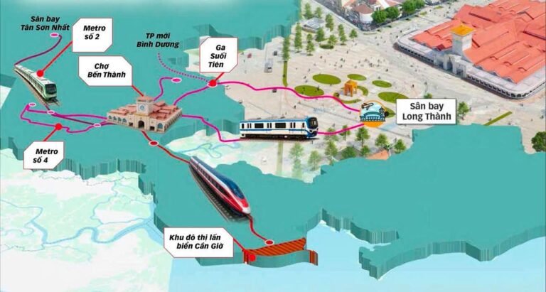 Hình 3D dự án Metro Bến Thành - Cần Giờ