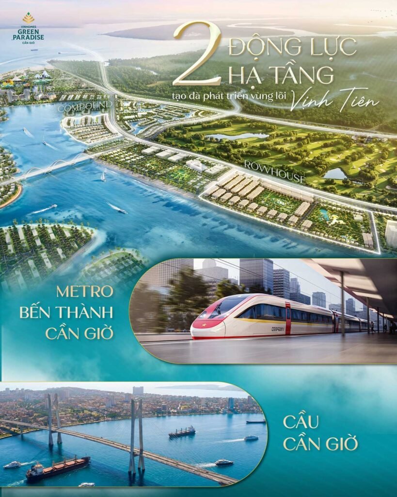 2 động lực hạ tầng phát triển phân khu Vịnh Tiên