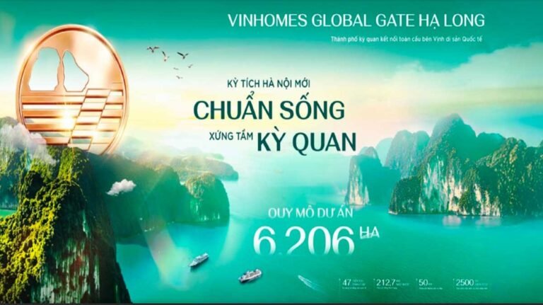 Hình phối cảnh dự án khu đô thị Vinhomes Global Gate Hạ Long