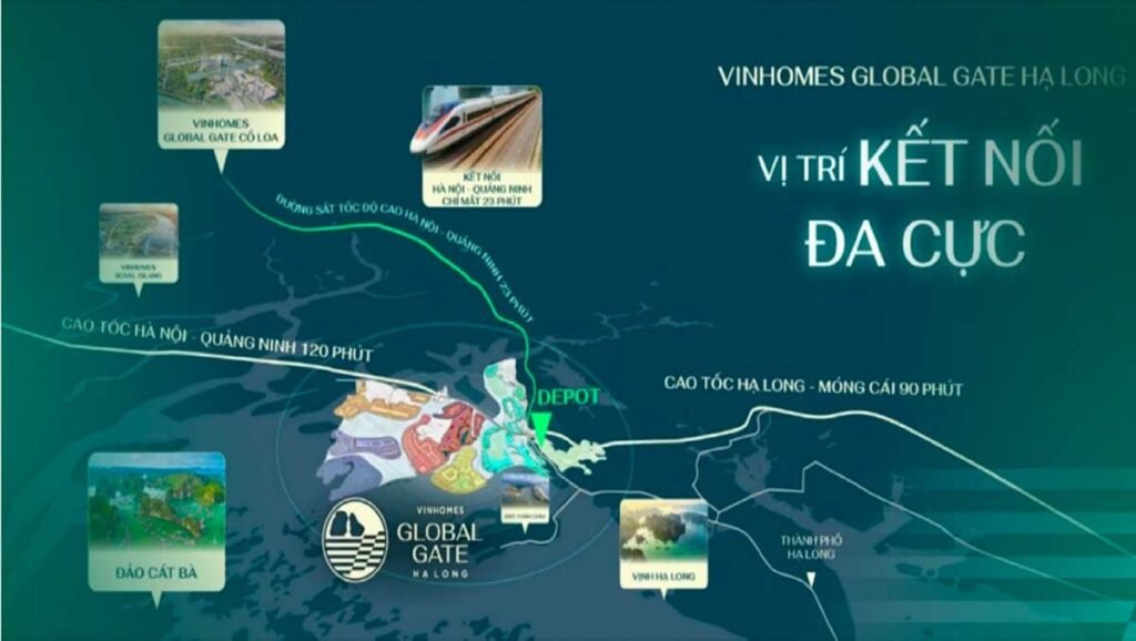 Bản đồ vị trí Vinhomes Global Gate Hạ Long