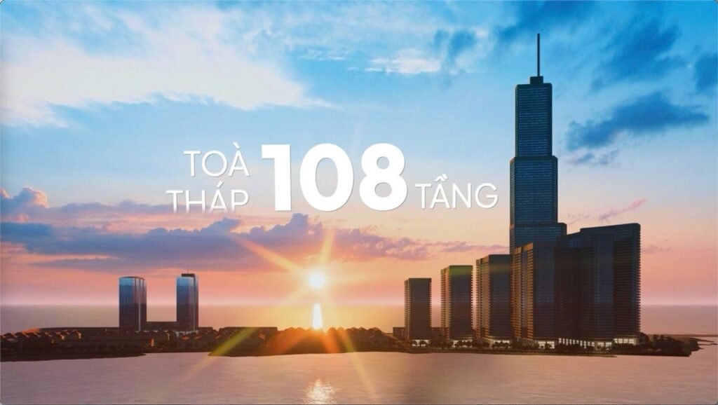 Phối cảnh toà tháp 108 tầng Vinhomes Cần Giờ