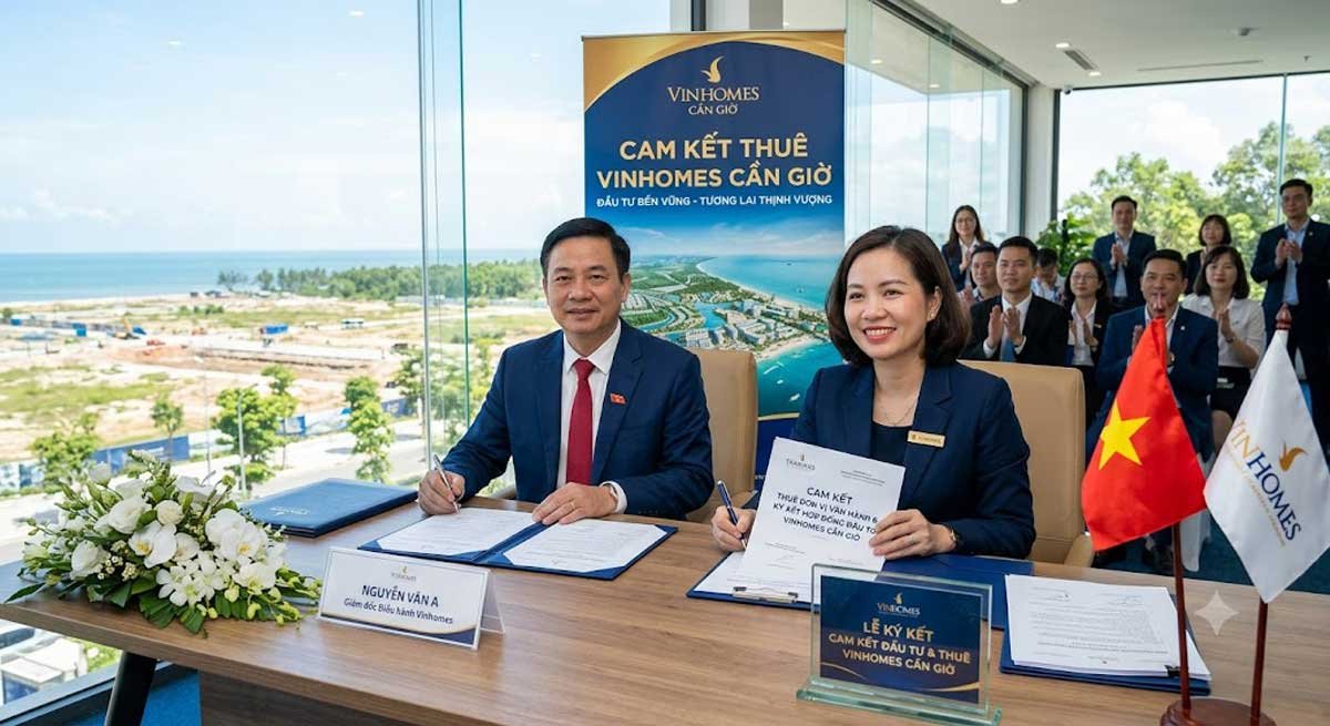 Cam kết thuê lại Vinhomes Cần Giờ