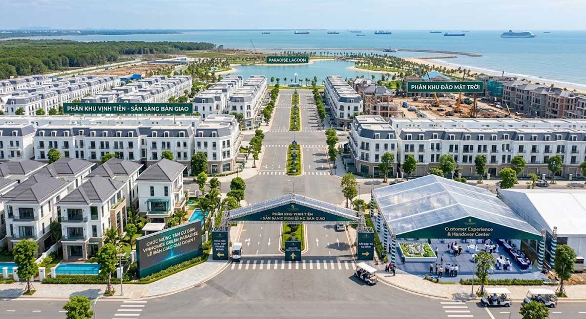 Vinhomes Cần Giờ chuẩn bị bàn giao