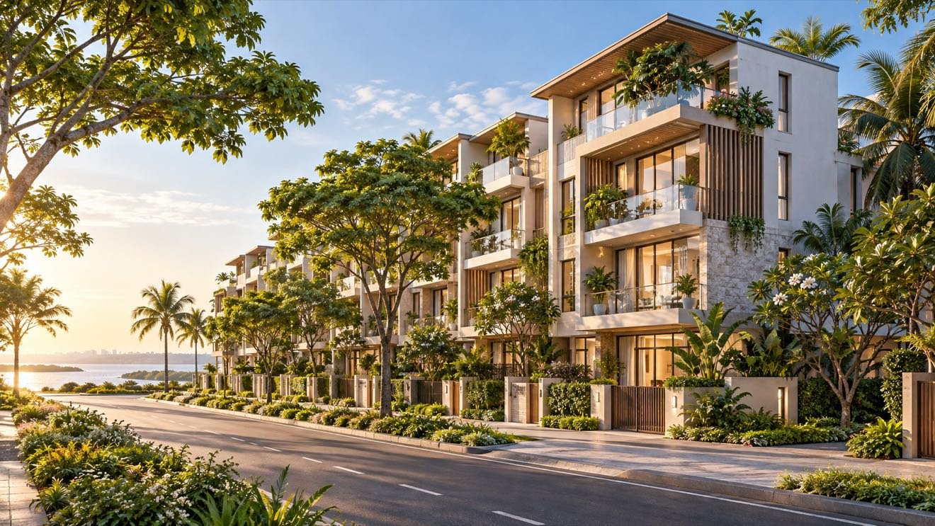 Nhà phố Vinhomes Cần Giờ tại đô thị biển Vinhomes Green Paradise