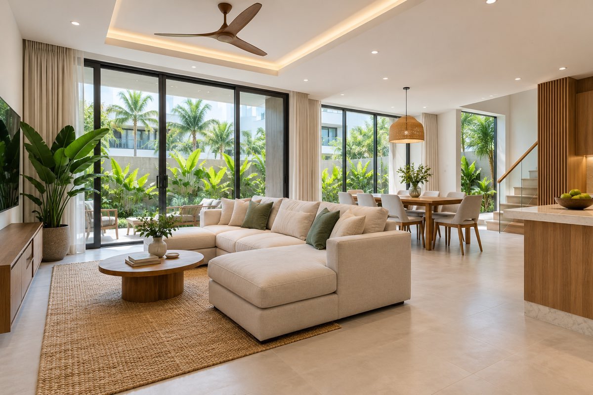 Nội thất nhà phố cho thuê Vinhomes Cần Giờ