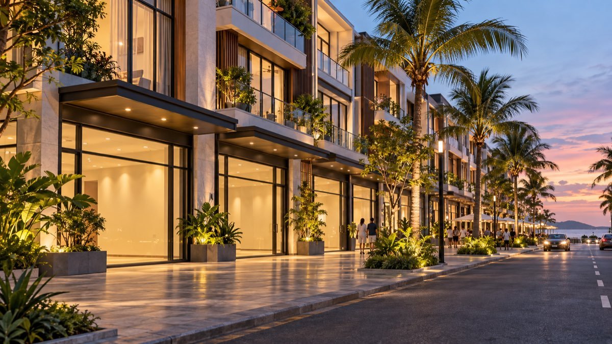 Cho thuê shophouse Vinhomes Cần Giờ: Giá và mặt bằng